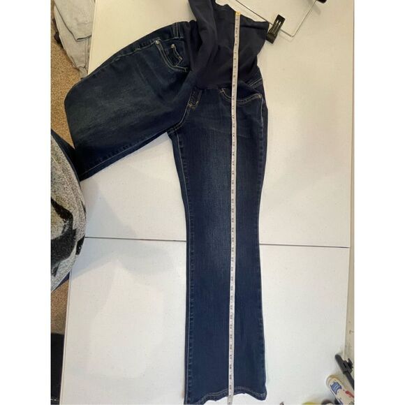 Indigo Blue women’s maternity jeans petite medium - Picture 4 of 6